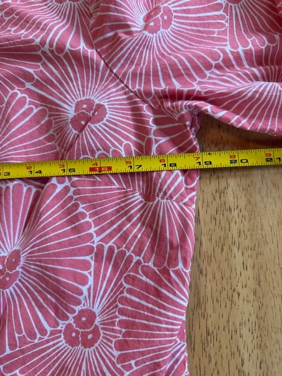 Boden The Classic Shirt Women's Pink Floral Printed Button Down Size 8 - Picture 7 of 8